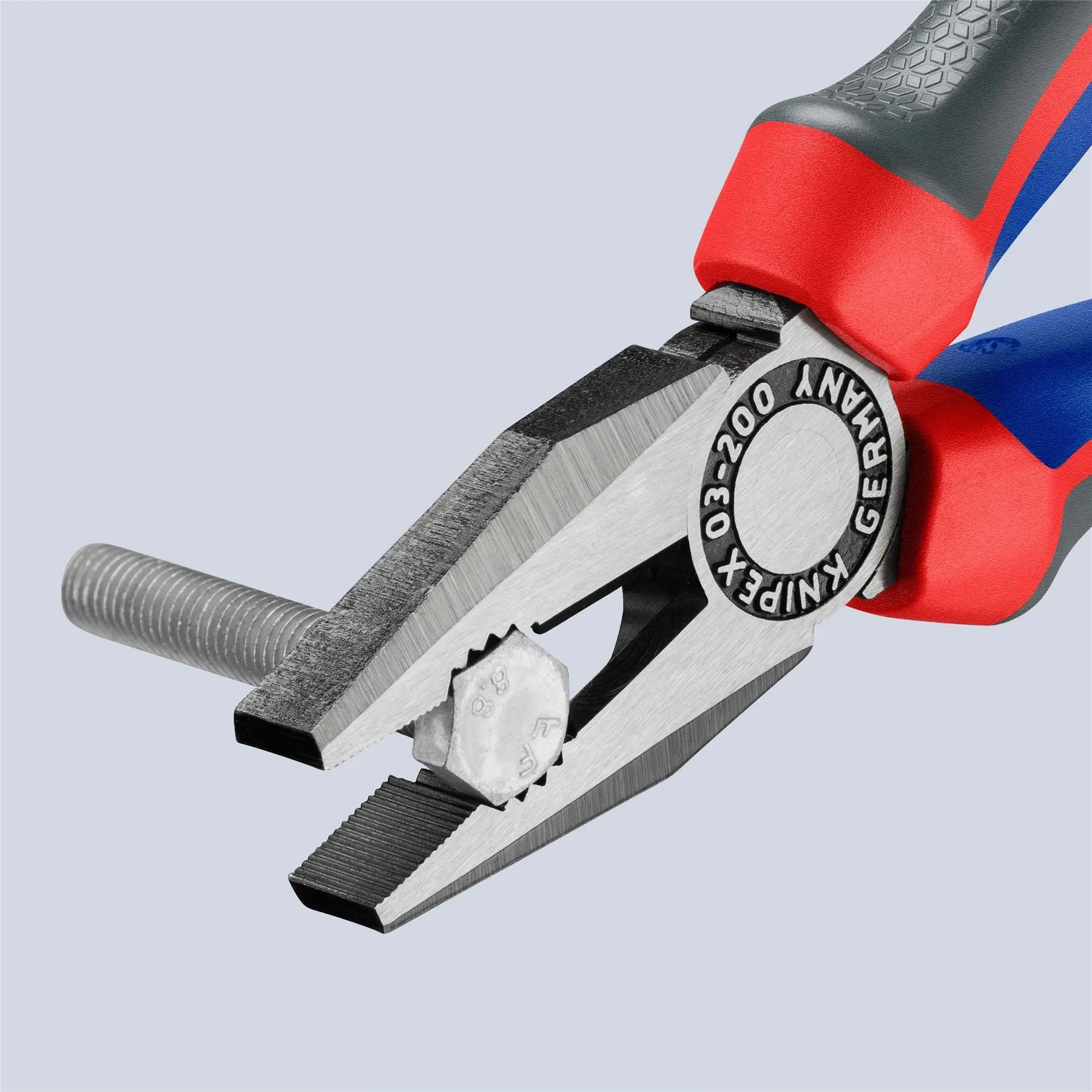 KNIPEX Combination Pliers 200mm with Comfort Handles 03 02 200 SB - Image 6
