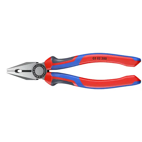 KNIPEX Combination Pliers 200mm with Comfort Handles 03 02 200 SB - Image 8