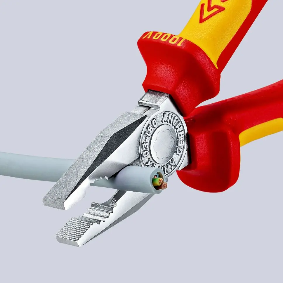 KNIPEX Combination Pliers Cutter 140-250mm all Handle Types Choose Size - Image 26
