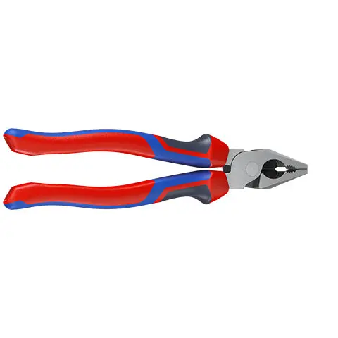 KNIPEX Combination Pliers High Leverage 180mm Chrome with Comfort Handles 02 05 180 - Image 20
