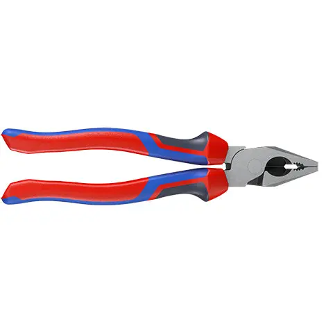 KNIPEX Combination Pliers High Leverage 180mm Chrome with Comfort Handles 02 05 180 - Image 21