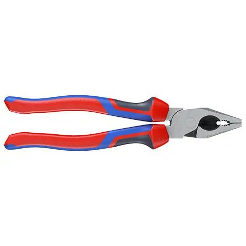 KNIPEX Combination Pliers High Leverage 180mm Chrome with Comfort Handles 02 05 180 - Image 22