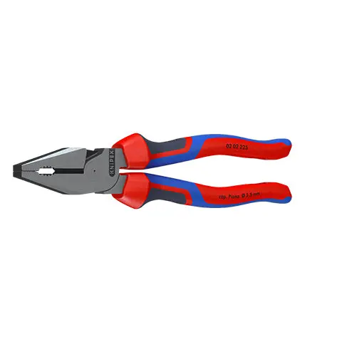 KNIPEX Combination Pliers High Leverage 180mm Chrome with Comfort Handles 02 05 180 - Image 34