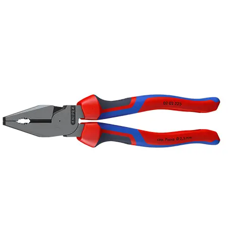 KNIPEX Combination Pliers High Leverage 180mm Chrome with Comfort Handles 02 05 180 - Image 35
