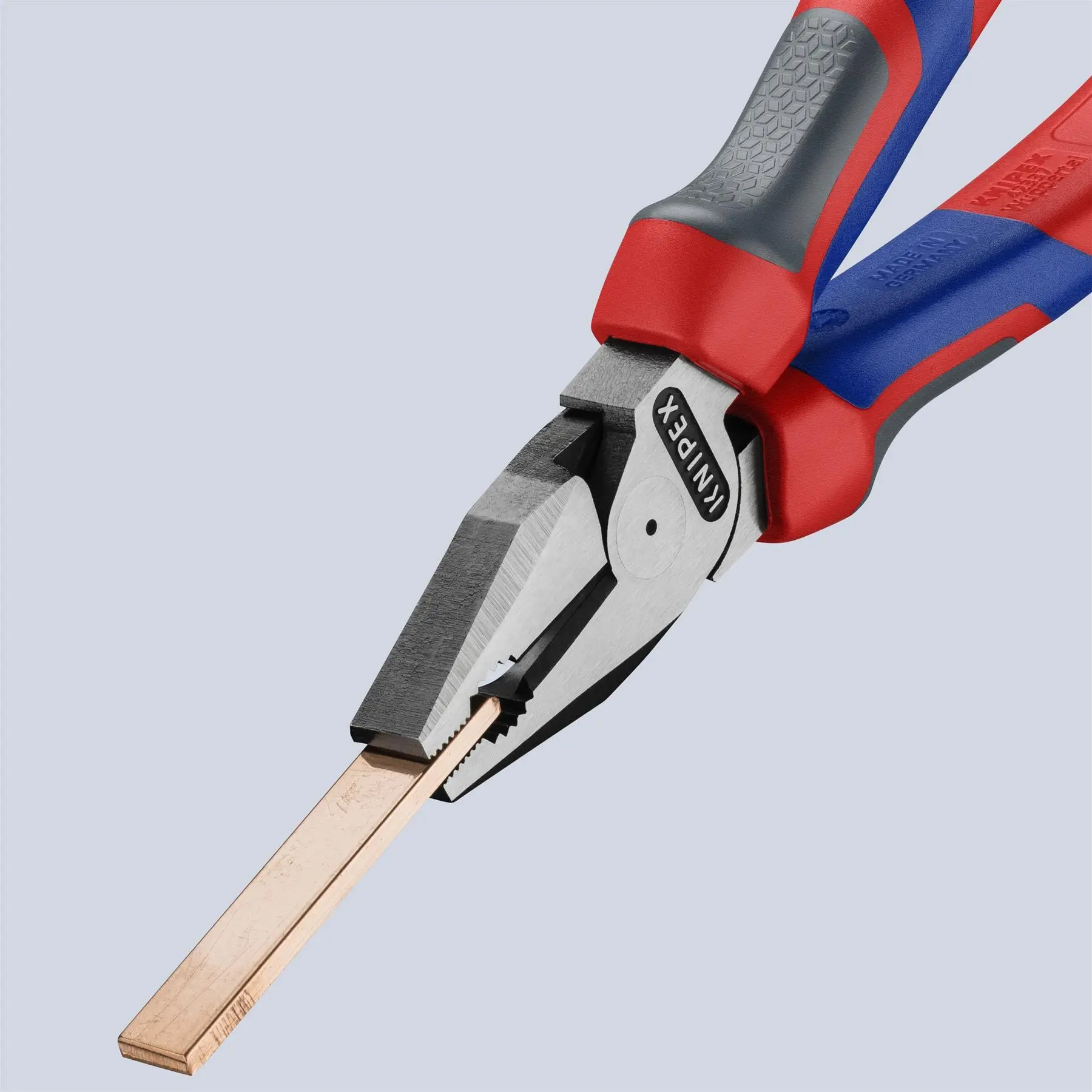 KNIPEX Combination Pliers High Leverage 180mm with Comfort Handles 02 02 180 - Image 4