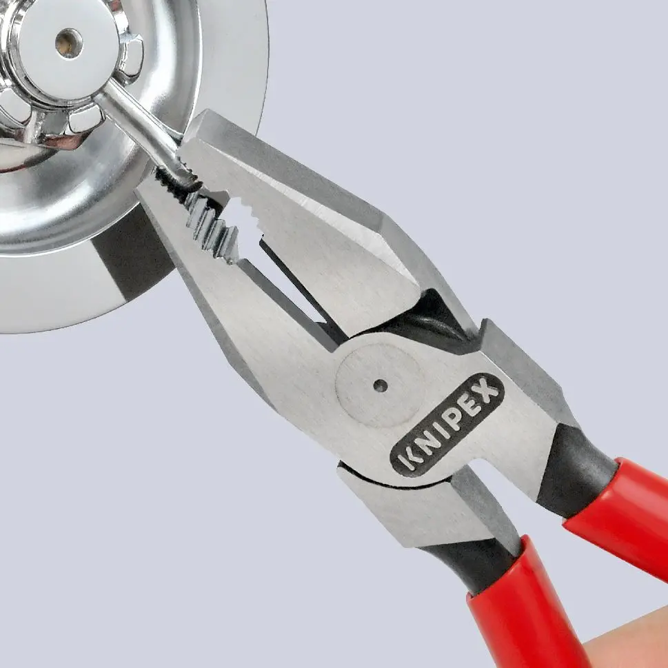 KNIPEX Combination Pliers High Leverage 225mm with Comfort Handles 02 02 225
