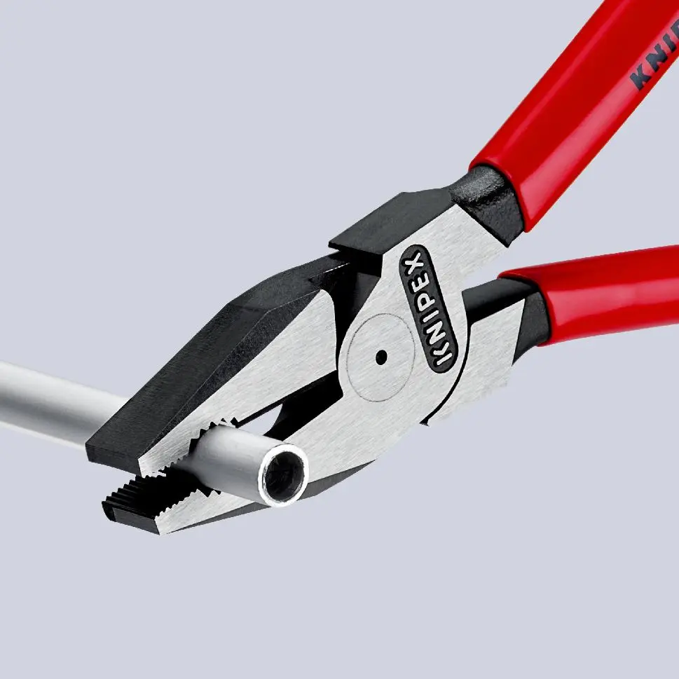KNIPEX Combination Pliers High Leverage 225mm Multi Component Grips 02 02 255 SB - Image 4
