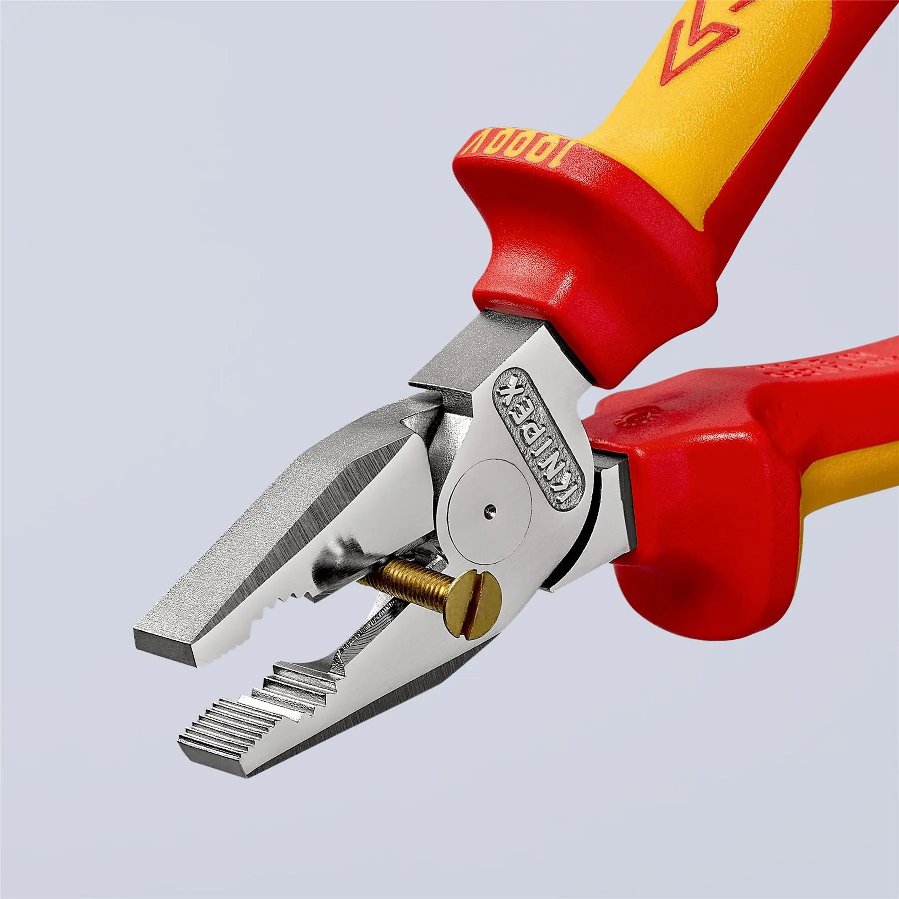 KNIPEX Combination Pliers High Leverage 225mm VDE Multi Component Grips 02 06 225 - Image 7