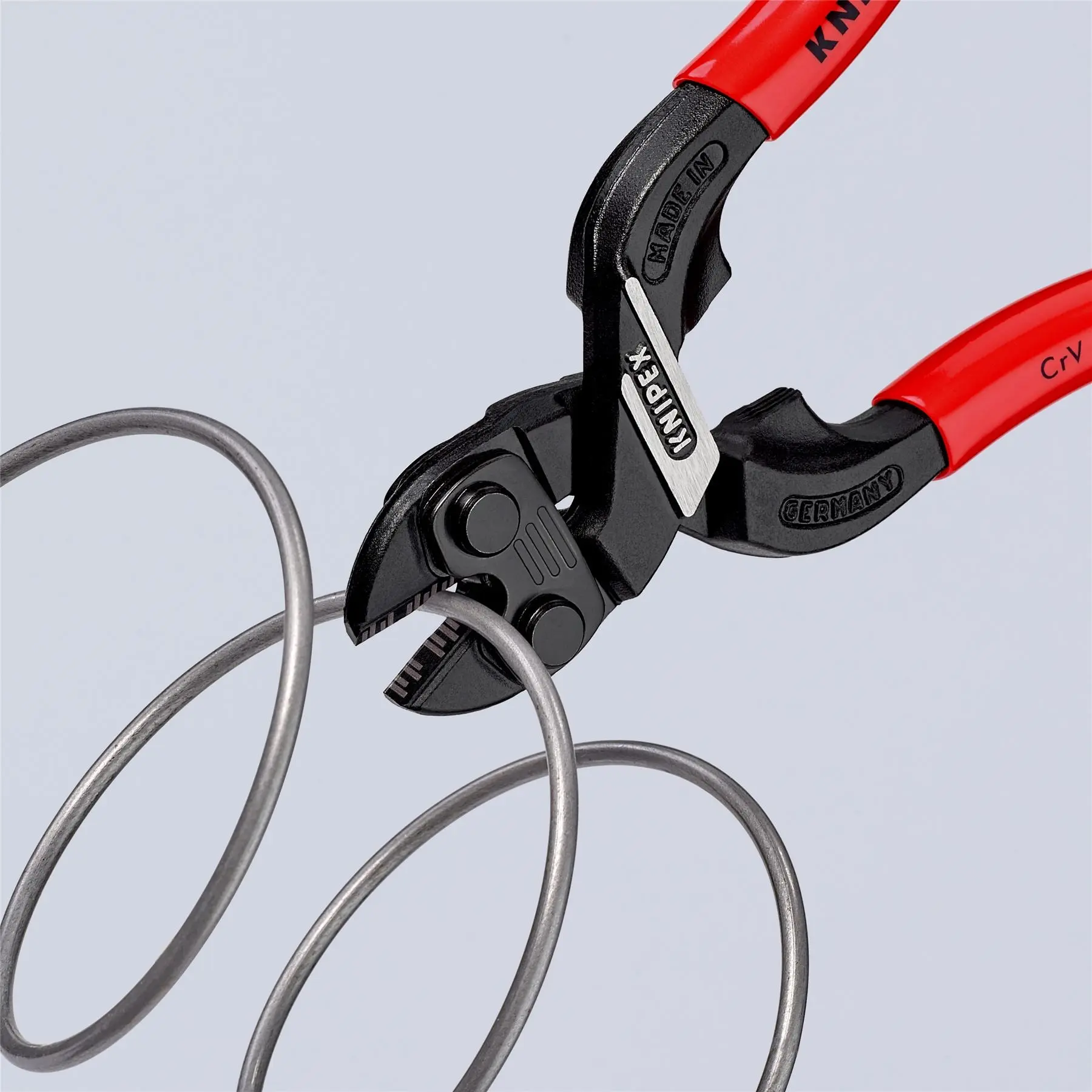 KNIPEX Compact Bolt Cutters CoBolt S Pliers with Cutting Edge Recess 160mm Plastic Coated 71 01 160 SB - Image 5