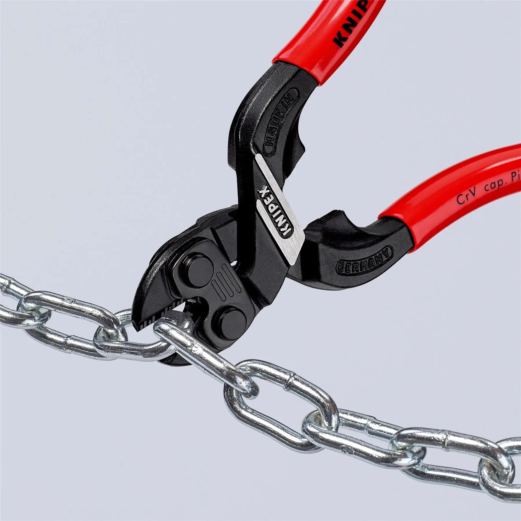KNIPEX Compact Bolt Cutters CoBolt S Pliers with Cutting Edge Recess 160mm Plastic Coated 71 01 160 SB - Image 6