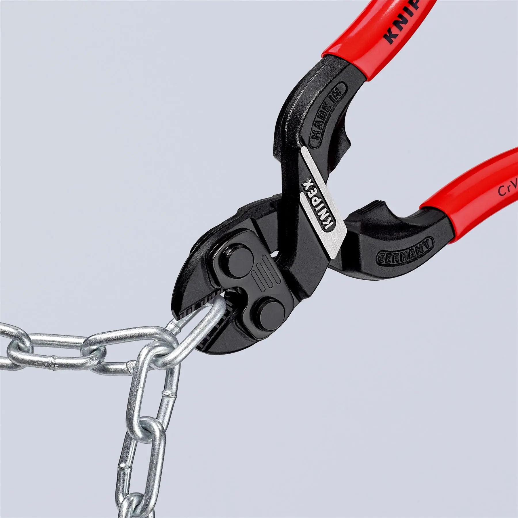 KNIPEX Compact Bolt Cutters CoBolt S Pliers with Cutting Edge Recess 160mm Plastic Coated 71 01 160 SB - Image 7