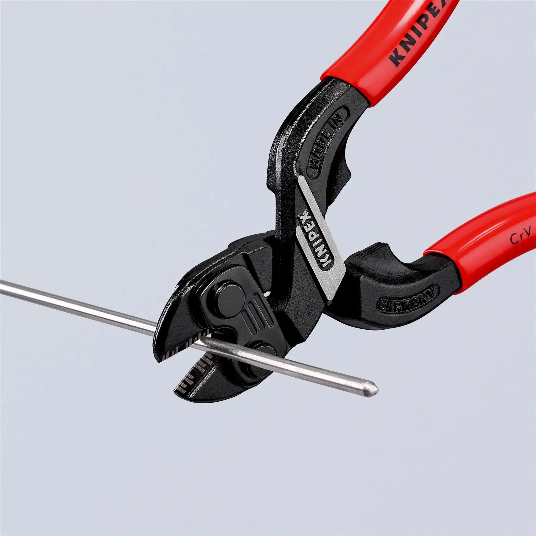 KNIPEX Compact Bolt Cutters CoBolt S Pliers with Cutting Edge Recess 160mm Plastic Coated 71 01 160 SB - Image 8