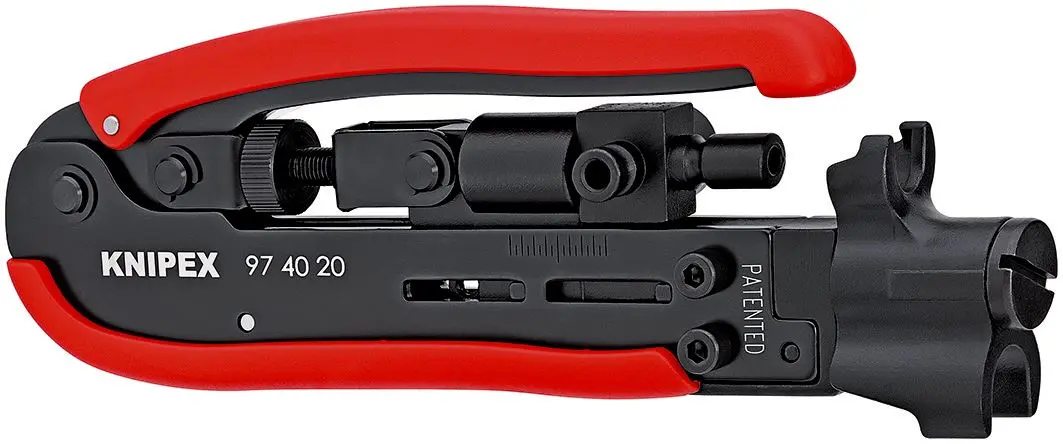 KNIPEX Compression Tool for Crimping F BNC RCA Connectors 175mm 97 40 20 SB - Image 2