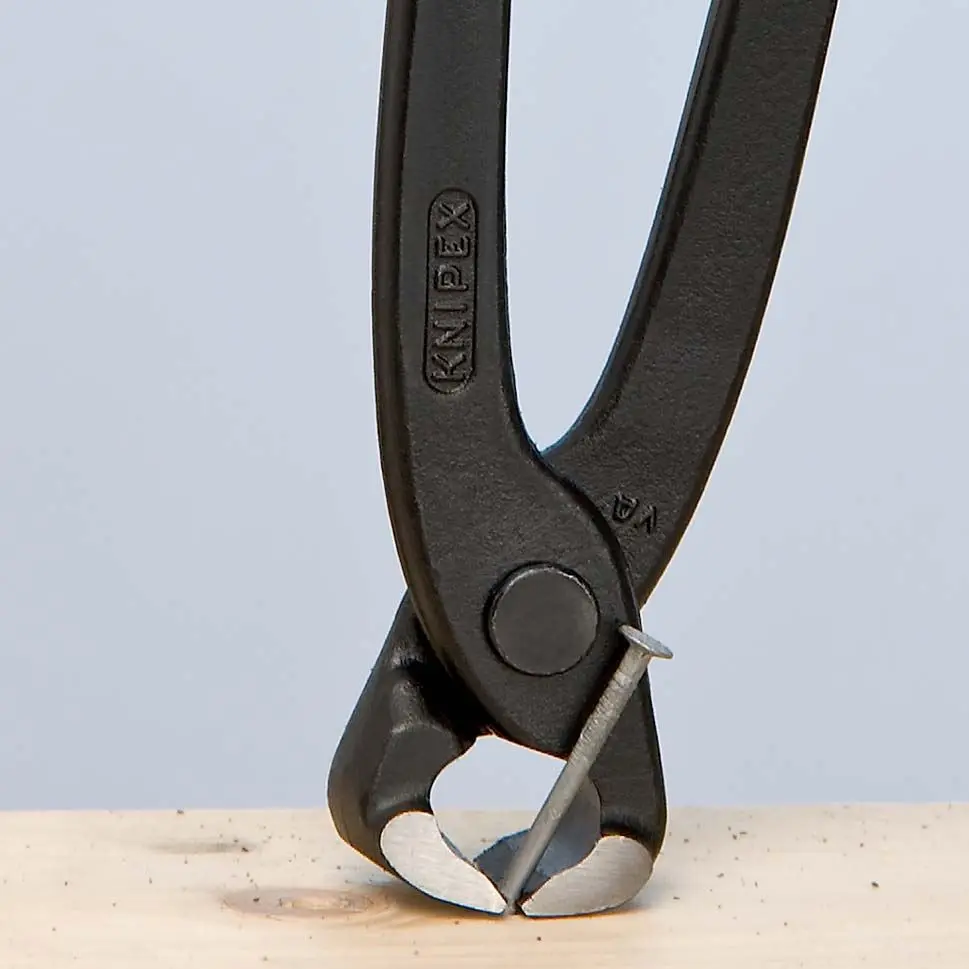 KNIPEX Concreters Nipper Pliers Chrome Plated 250mm without Handle Sleeves 99 04 250 - Image 4