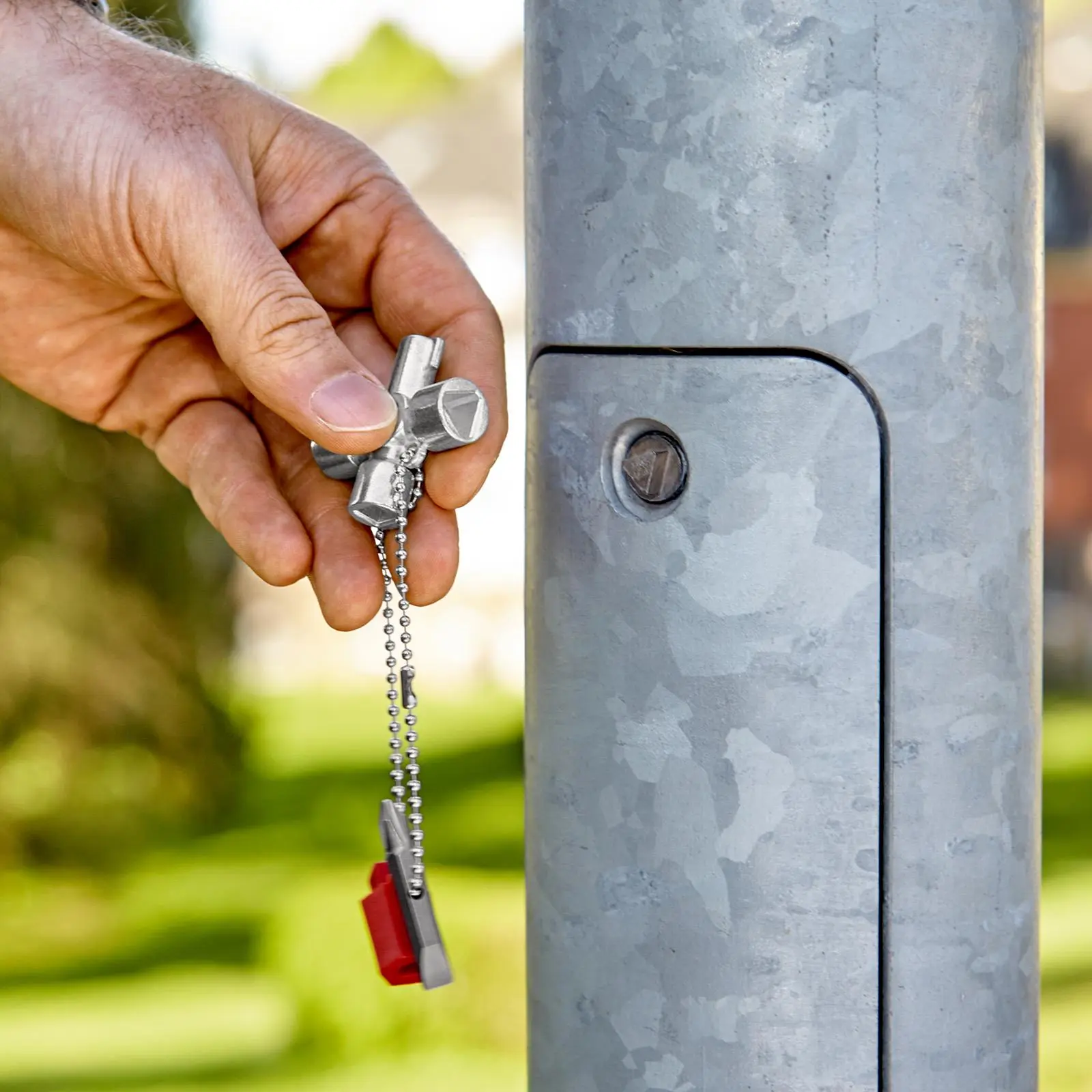 KNIPEX Control Cabinet Key for All Standard Cabinets and Shut Off Systems 00 11 02 - Image 3