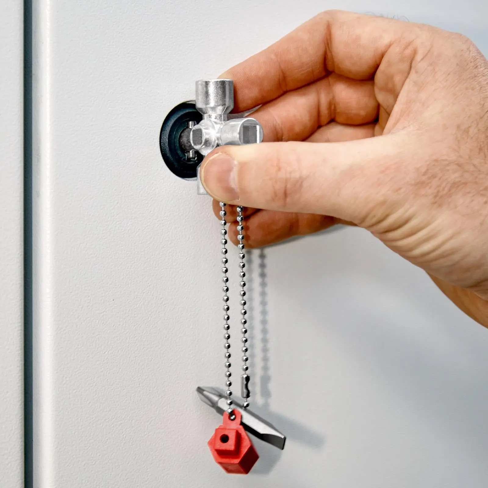 KNIPEX Control Cabinet Key for All Standard Cabinets and Shut Off Systems 00 11 02 - Image 5