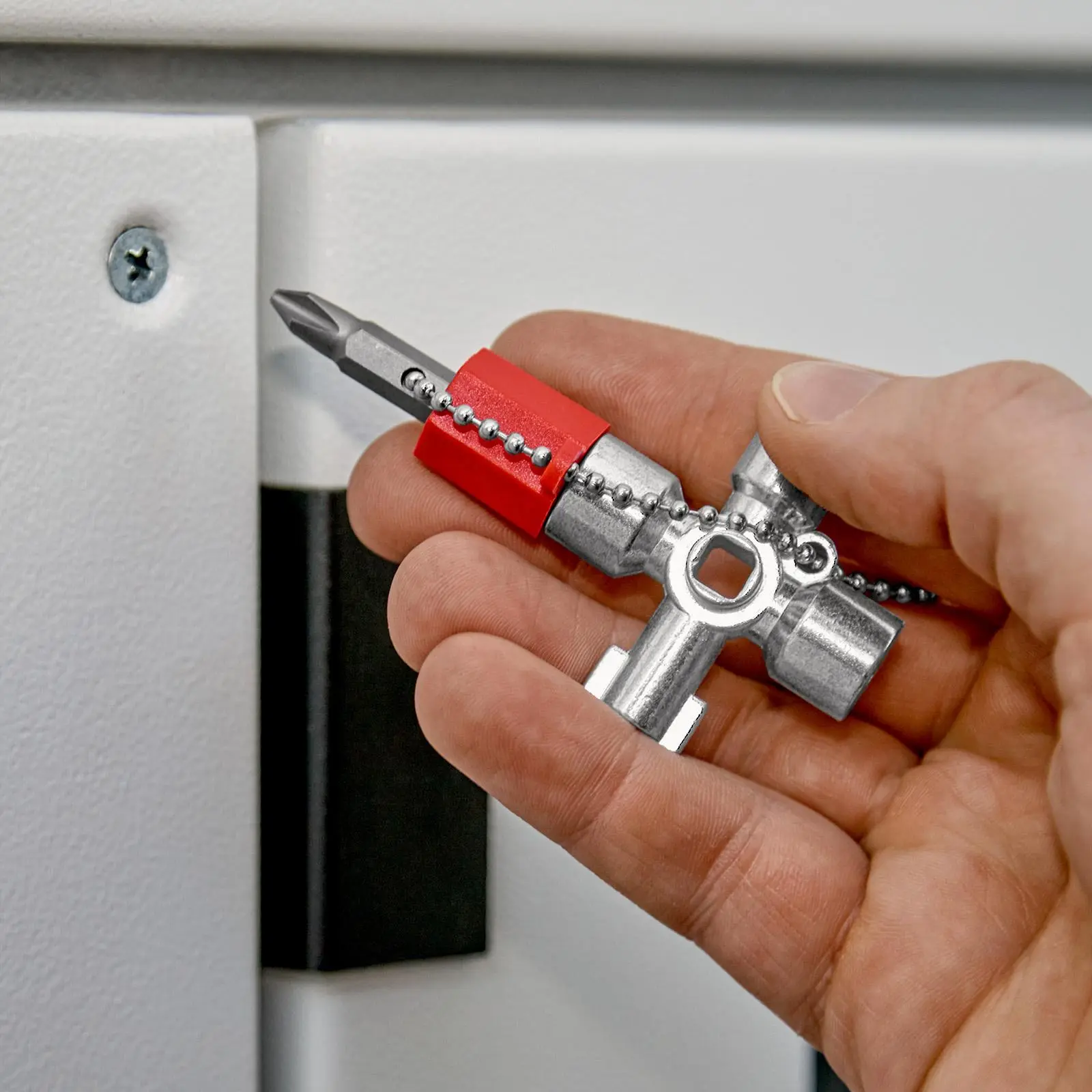KNIPEX Control Cabinet Key for All Standard Cabinets and Shut Off Systems 00 11 02 - Image 9