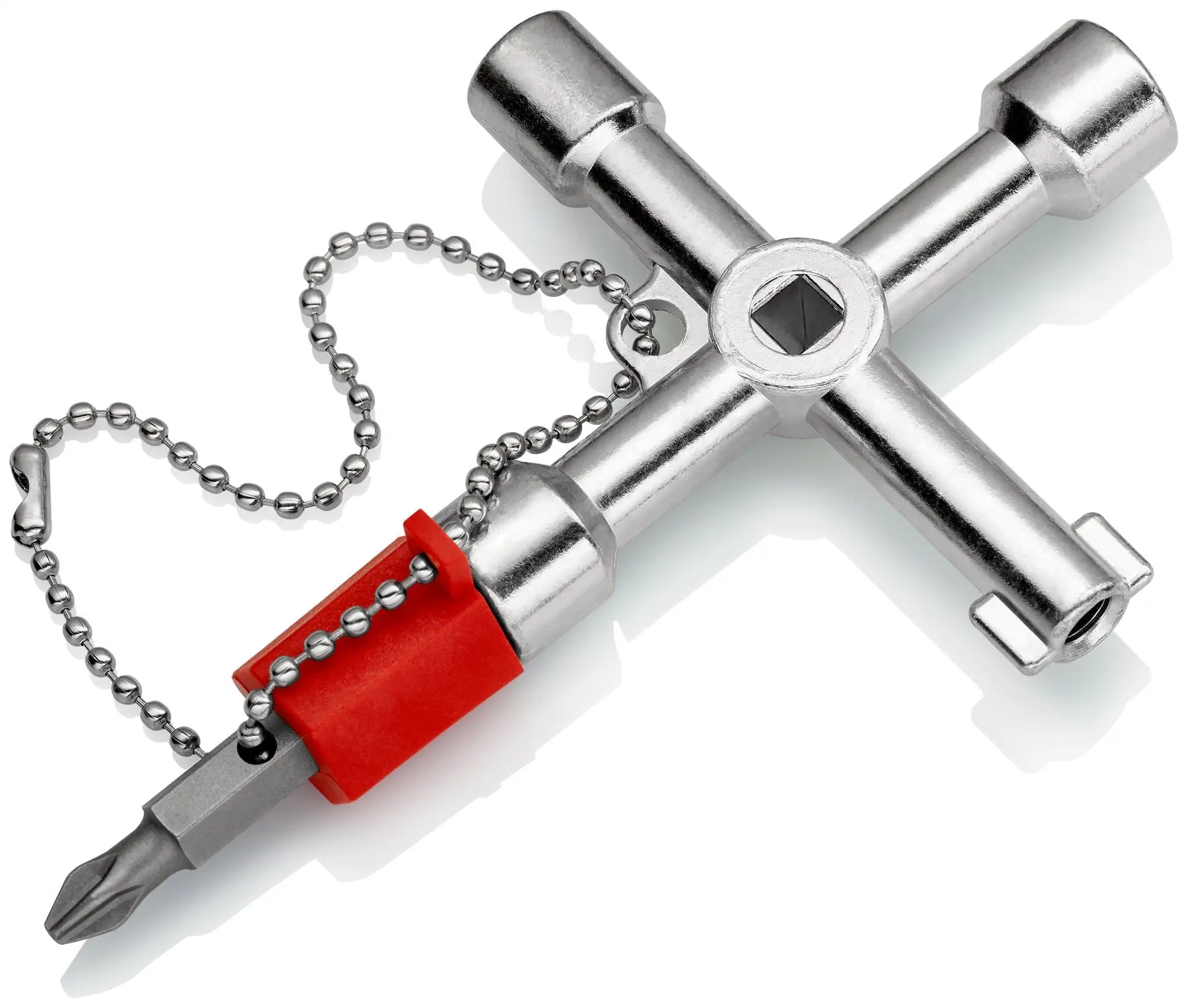 Knipex Control Cabinet Key for Standard Cabinets and Shut-Off Systems 76mm 00 11 03 - Image 10