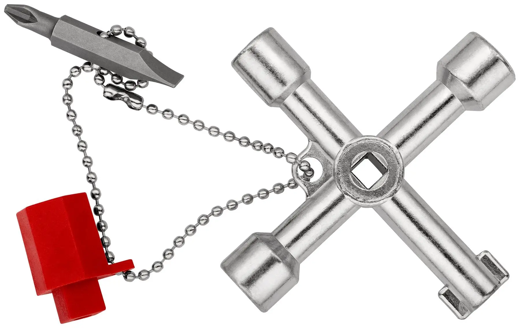 Knipex Control Cabinet Key for Standard Cabinets and Shut-Off Systems 76mm 00 11 03 - Image 11