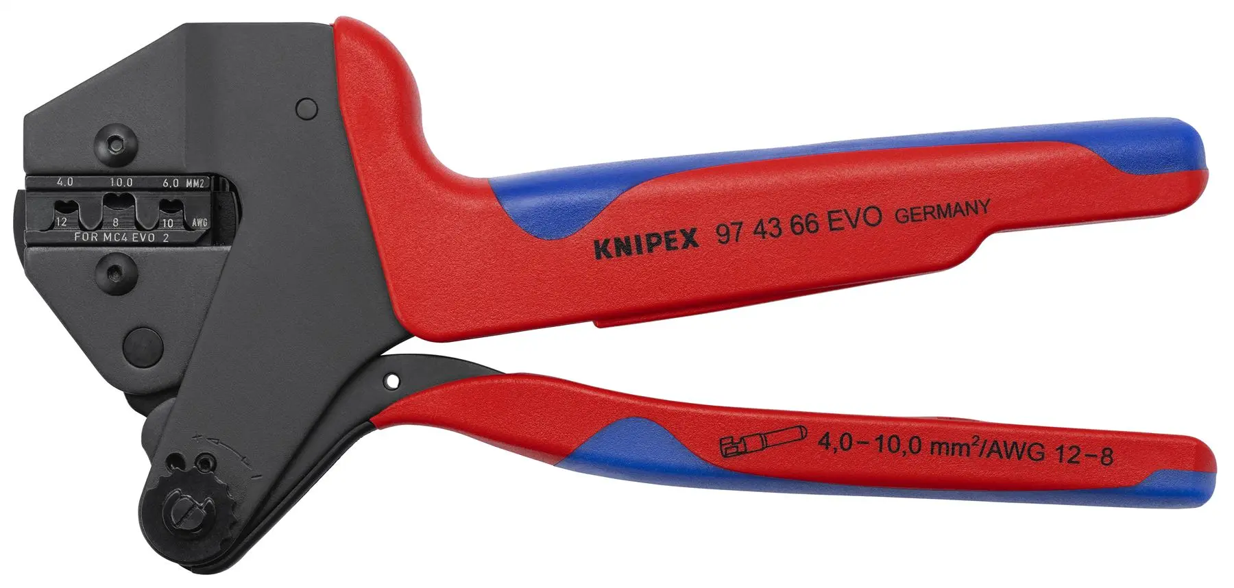KNIPEX Crimp System Pliers for MC4 EVO 2 Solar Connectors Crimping 97 43 66 EVO