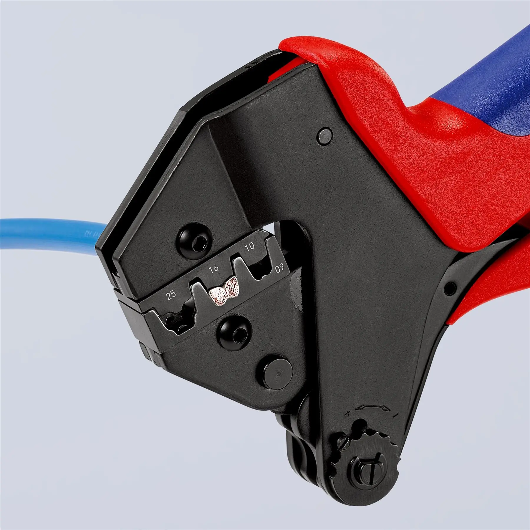 KNIPEX Crimp System Pliers in Plastic Case with Foam Insert without Crimping Dies 200mm 97 43 200 - Image 5