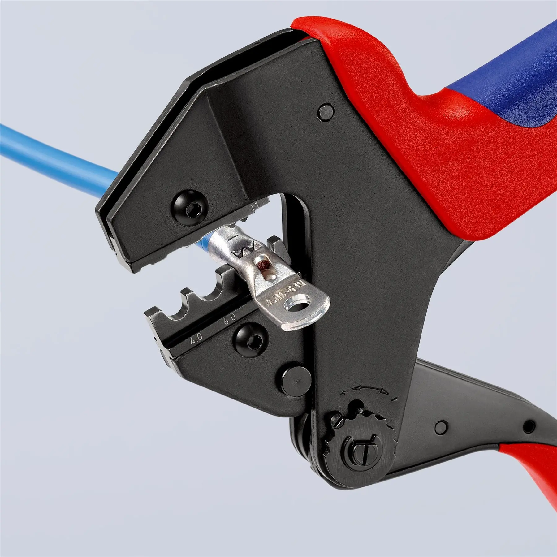 KNIPEX Crimp System Pliers in Plastic Case with Foam Insert without Crimping Dies 200mm 97 43 200 - Image 8