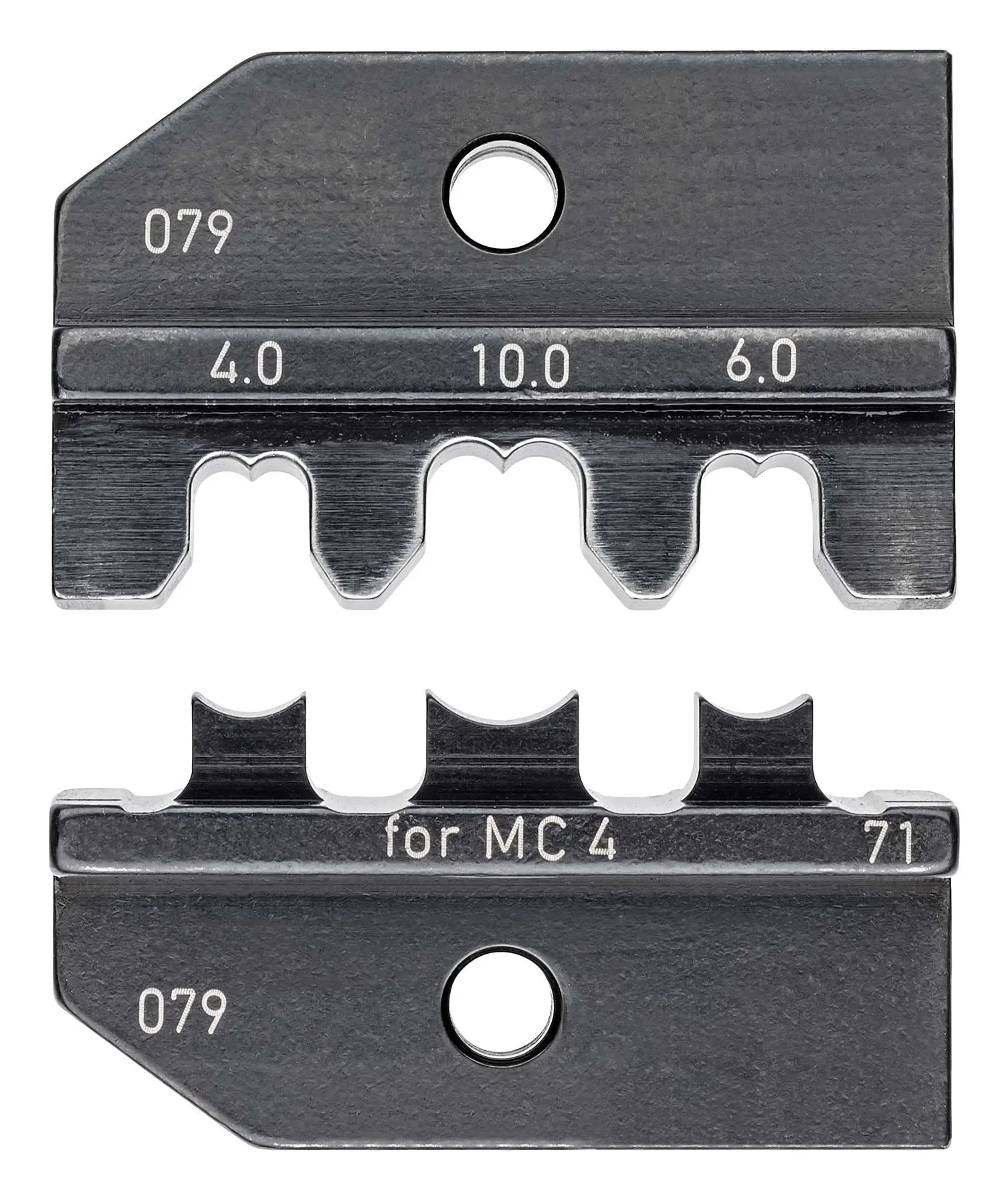 KNIPEX Crimping Die Set for Solar Cable Connectors MC4 4.0-10.0mm² 97 49 71