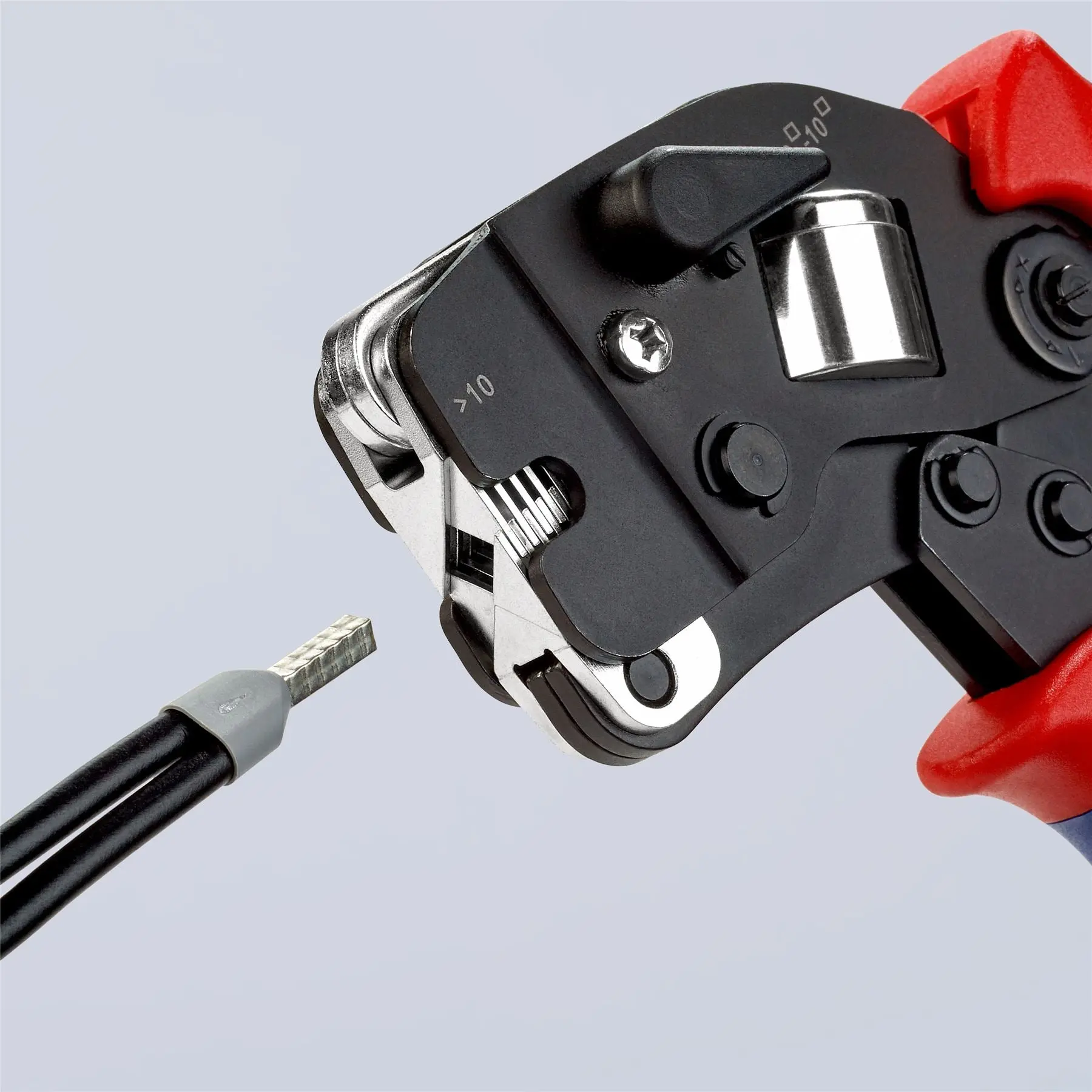 Knipex Crimping Pliers Self Adjusting for Wire Ferrules with Front Loading Multi Component Grips 97 53 09 - Image 11
