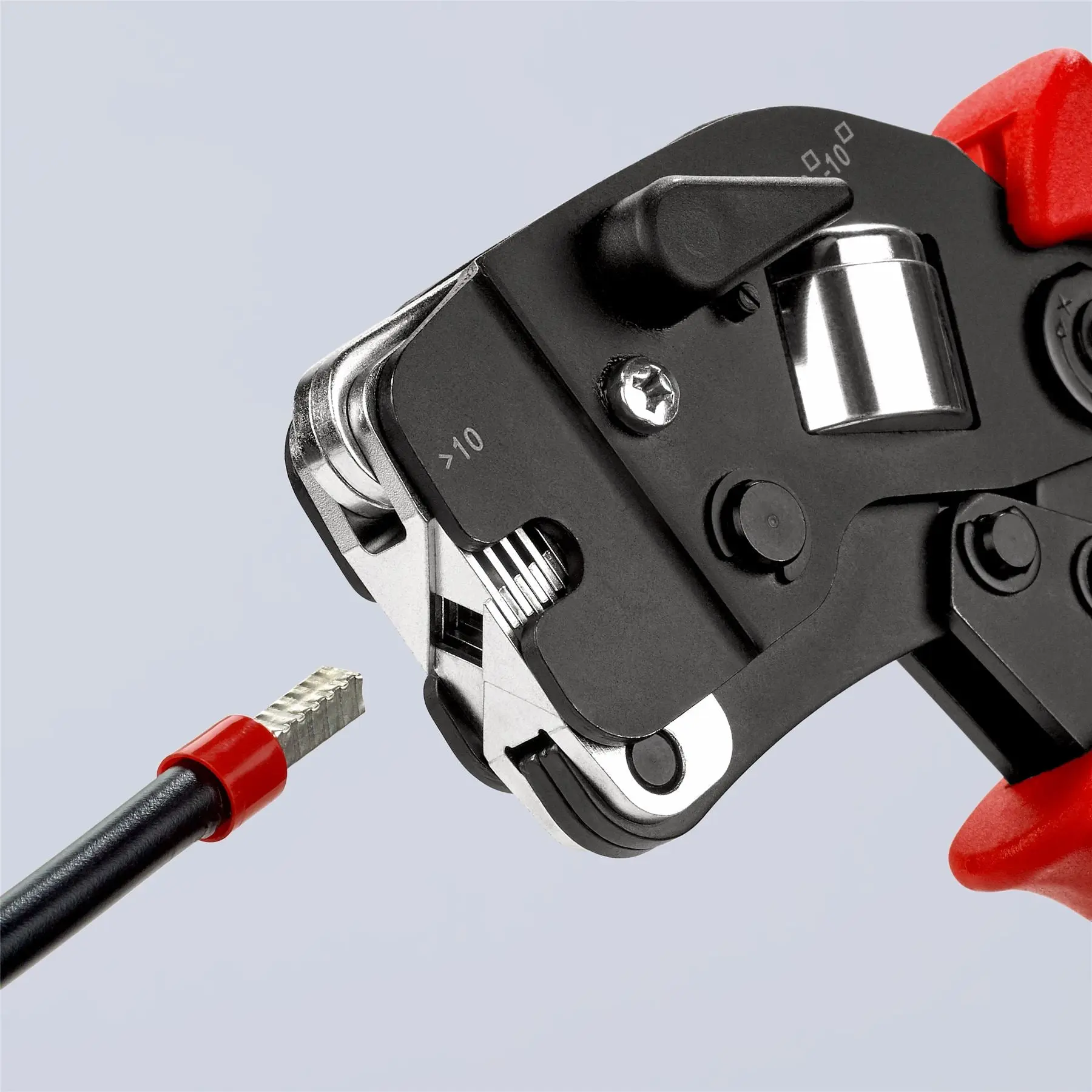 Knipex Crimping Pliers Self Adjusting for Wire Ferrules with Front Loading Multi Component Grips 97 53 09 - Image 12