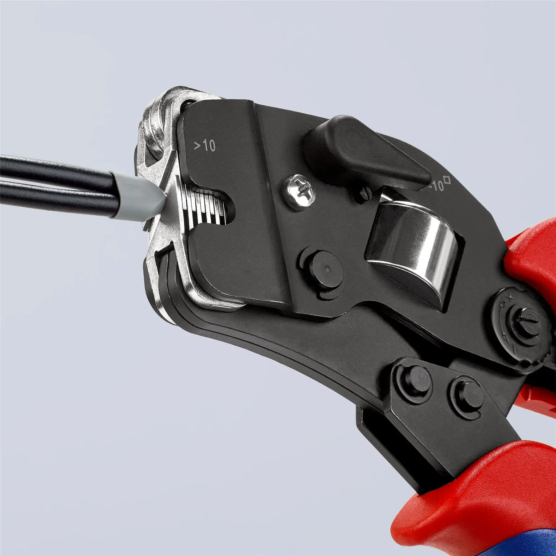 Knipex Crimping Pliers Self Adjusting for Wire Ferrules with Front Loading Multi Component Grips 97 53 09 - Image 3