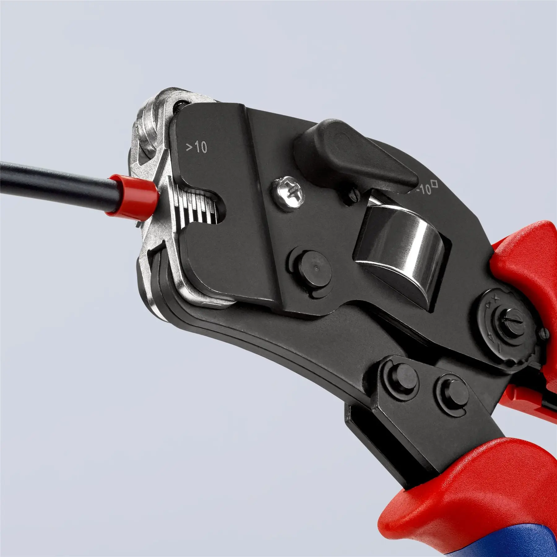 Knipex Crimping Pliers Self Adjusting for Wire Ferrules with Front Loading Multi Component Grips 97 53 09 - Image 4
