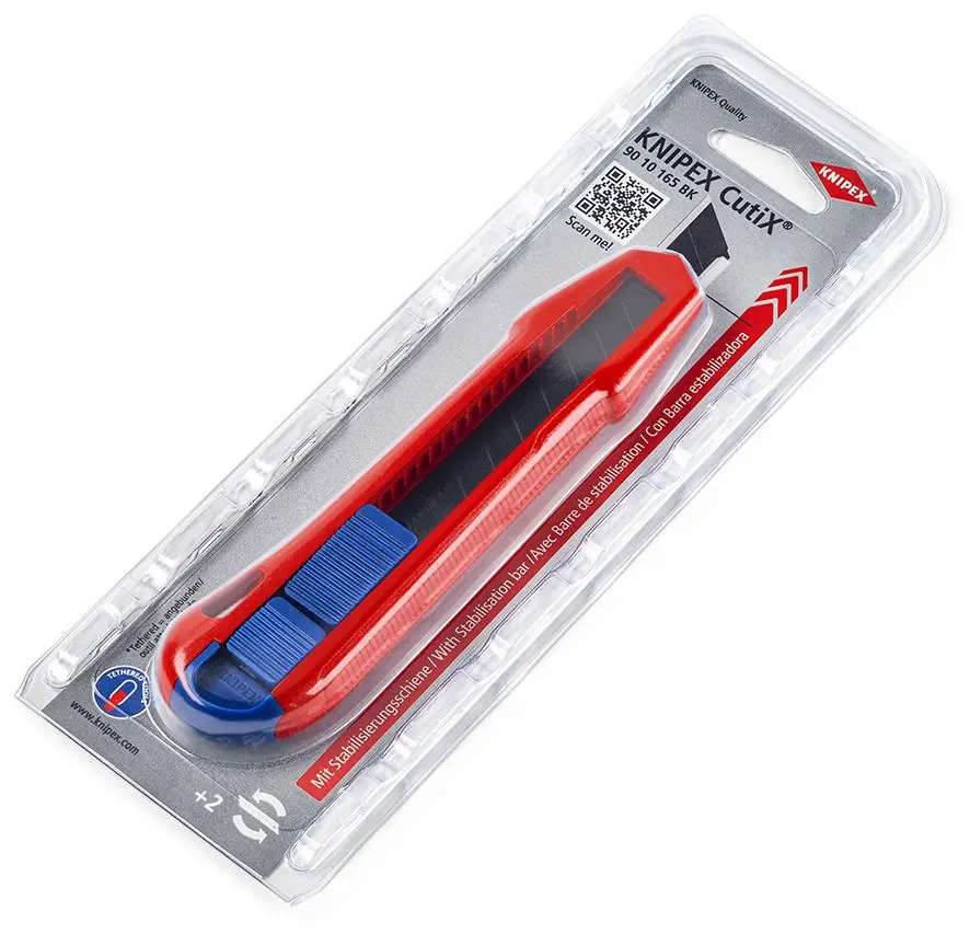 Knipex CutiX Universal Cutting Knife 165mm 18mm Blade 90 10 165 BK - Image 5