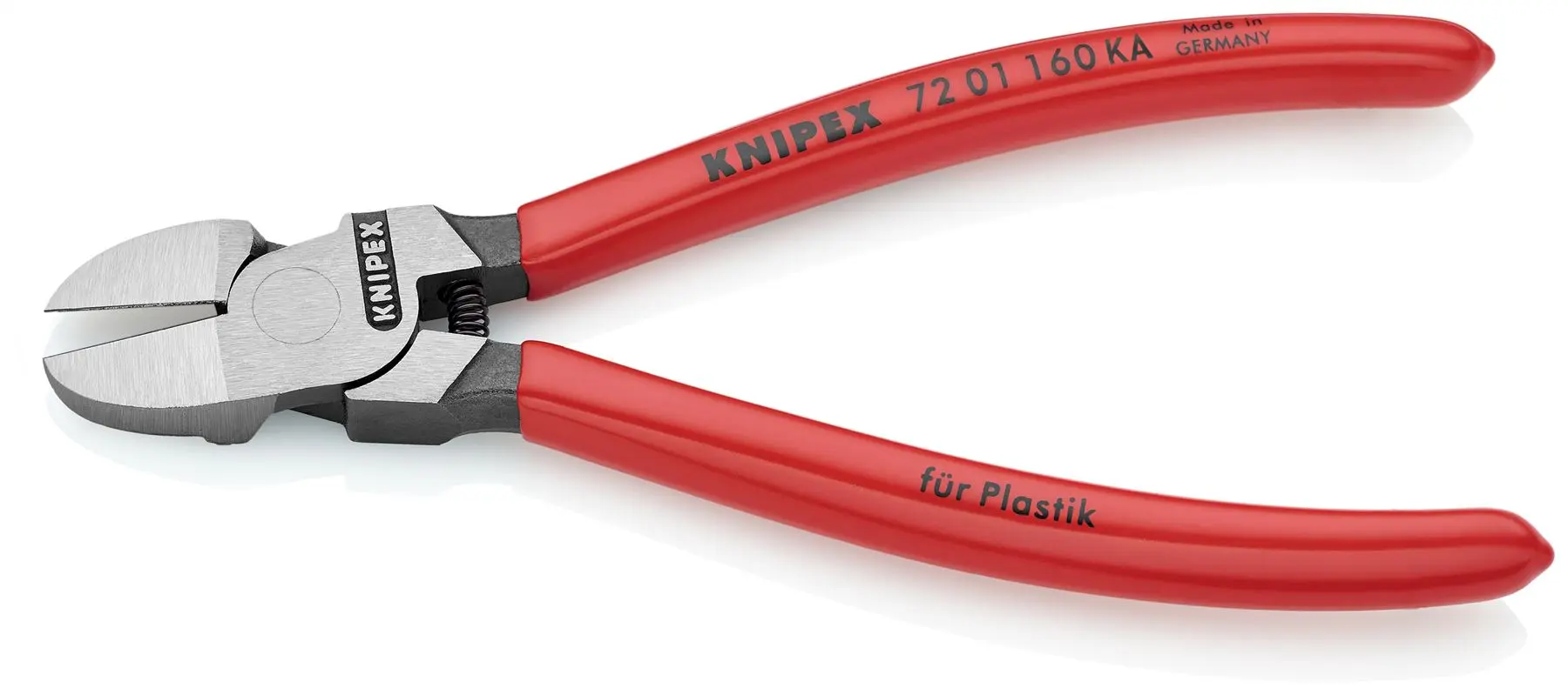 Knipex Diagonal Cutter for Plastics Round Head Pliers 160mm 72 01 160 KA - Image 6