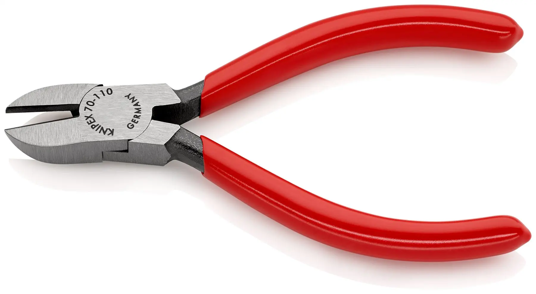 KNIPEX Diagonal Cutting Pliers Side Cutters 110mm Plastic Coated 70 01 110 - Image 2