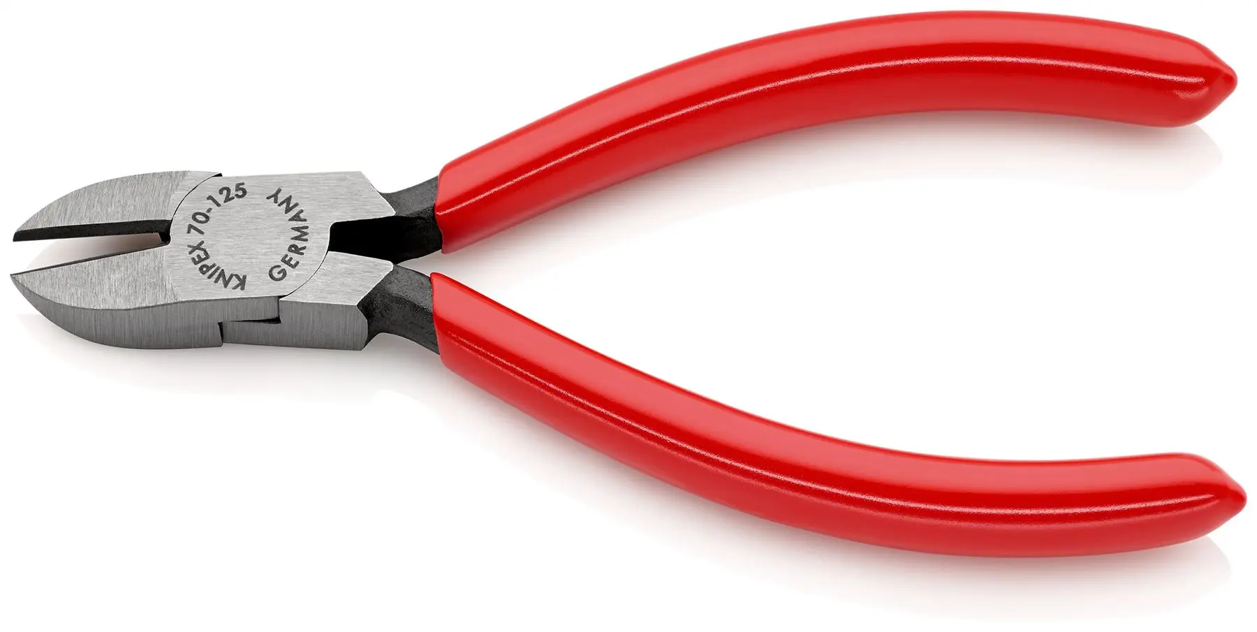 KNIPEX Diagonal Cutting Pliers Side Cutters 125mm Plastic Coated 70 01 125 SB - Image 2