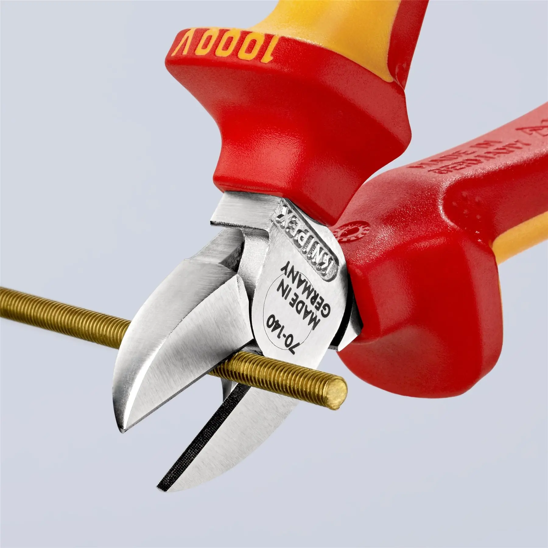 KNIPEX Diagonal Cutting Pliers Side Cutters 140mm VDE Insulated Multi Component Grips 70 06 140 - Image 3