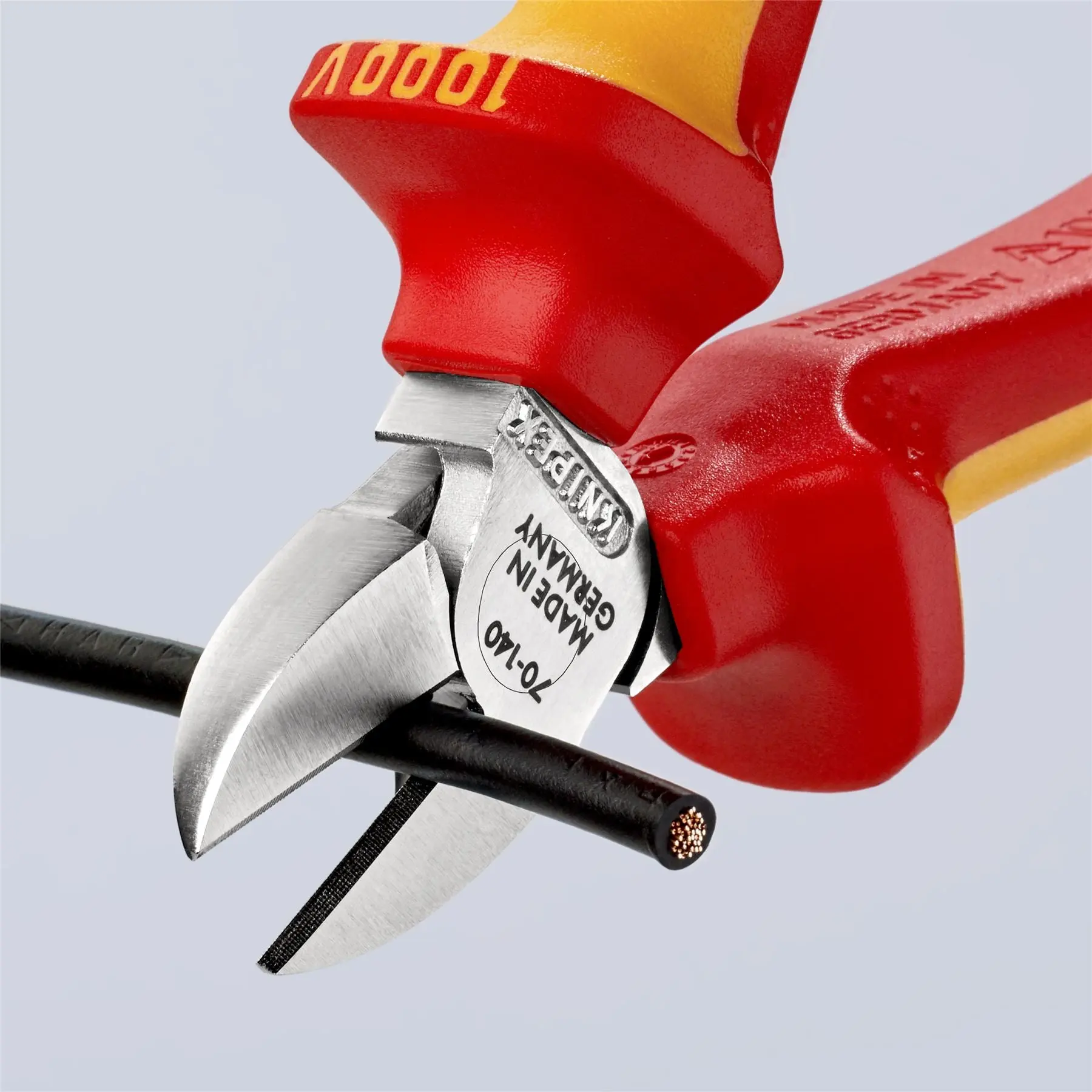 KNIPEX Diagonal Cutting Pliers Side Cutters 140mm VDE Insulated Multi Component Grips 70 06 140 - Image 5