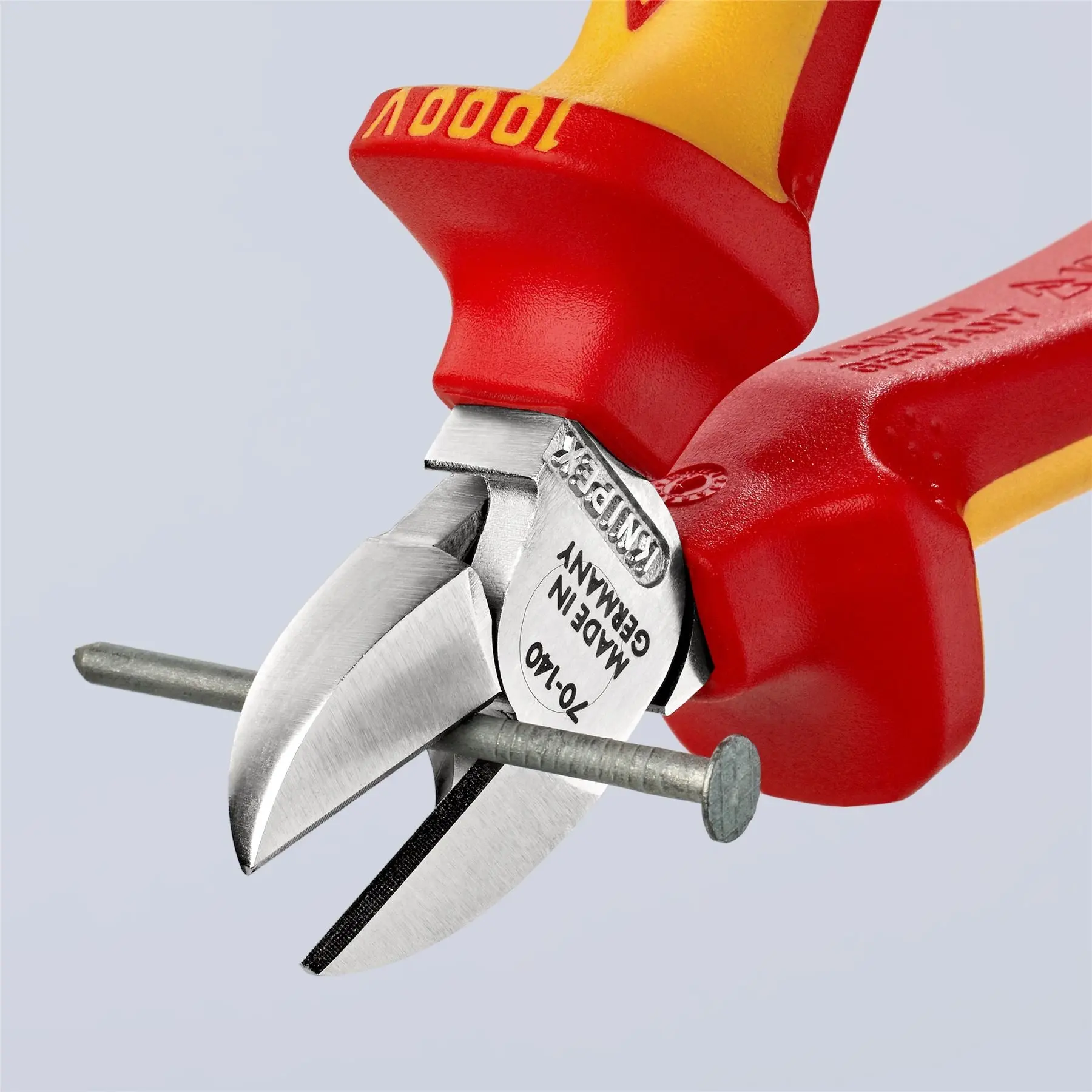 KNIPEX Diagonal Cutting Pliers Side Cutters 140mm VDE Insulated Multi Component Grips 70 06 140 SB - Image 4