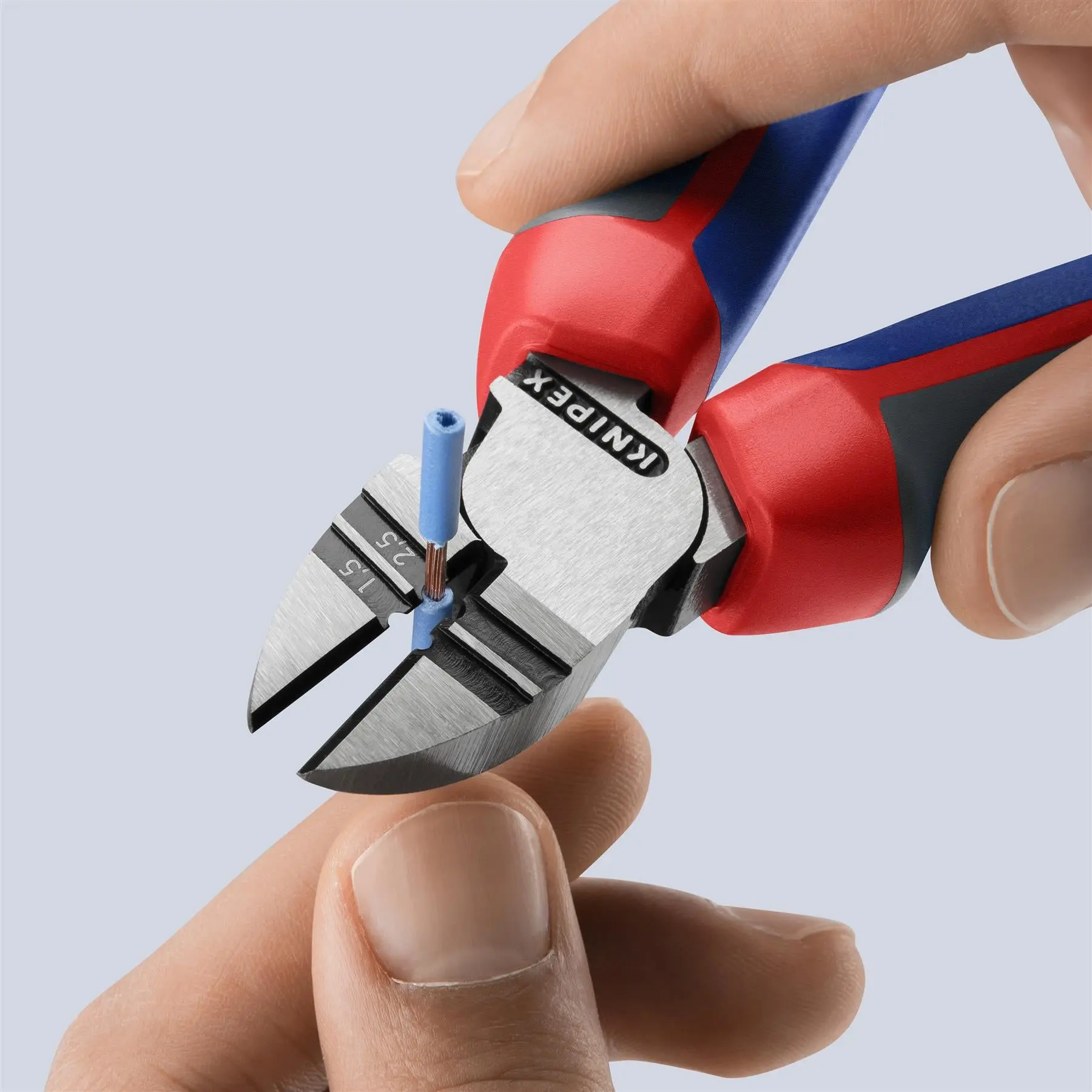 KNIPEX Diagonal Insulation Wire Stripper 160mm Multi Component Grips 14 22 160 - Image 2