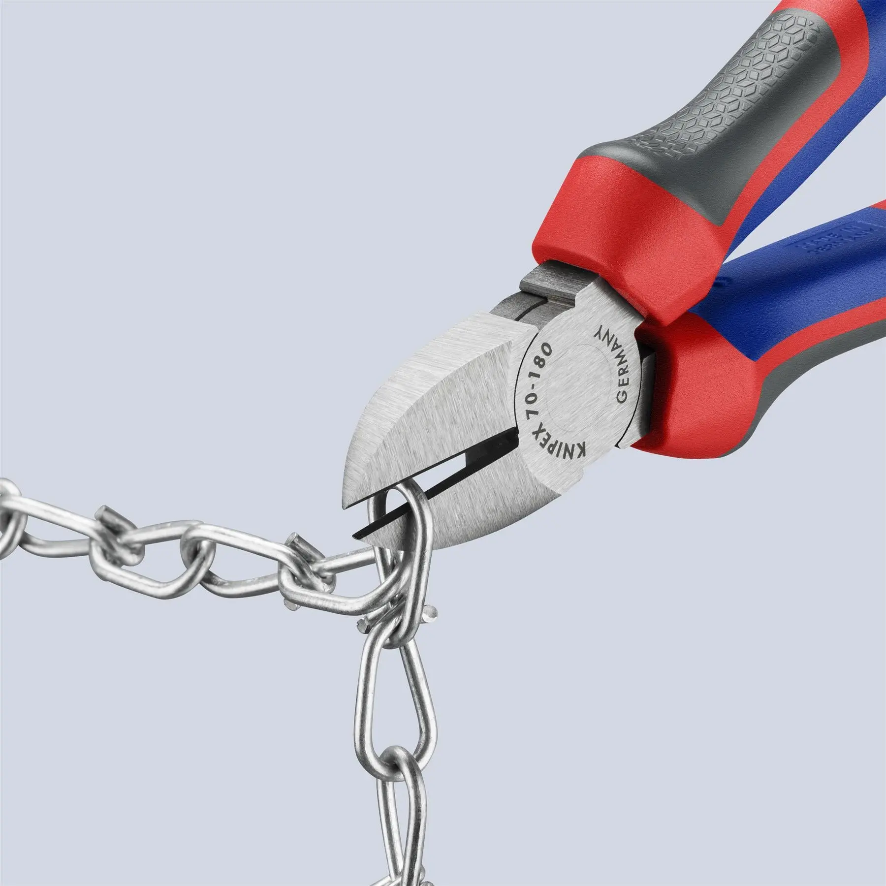 KNIPEX Diagonal Side Cutting Pliers 180mm with Comfort Handles 70 02 180 - Image 6