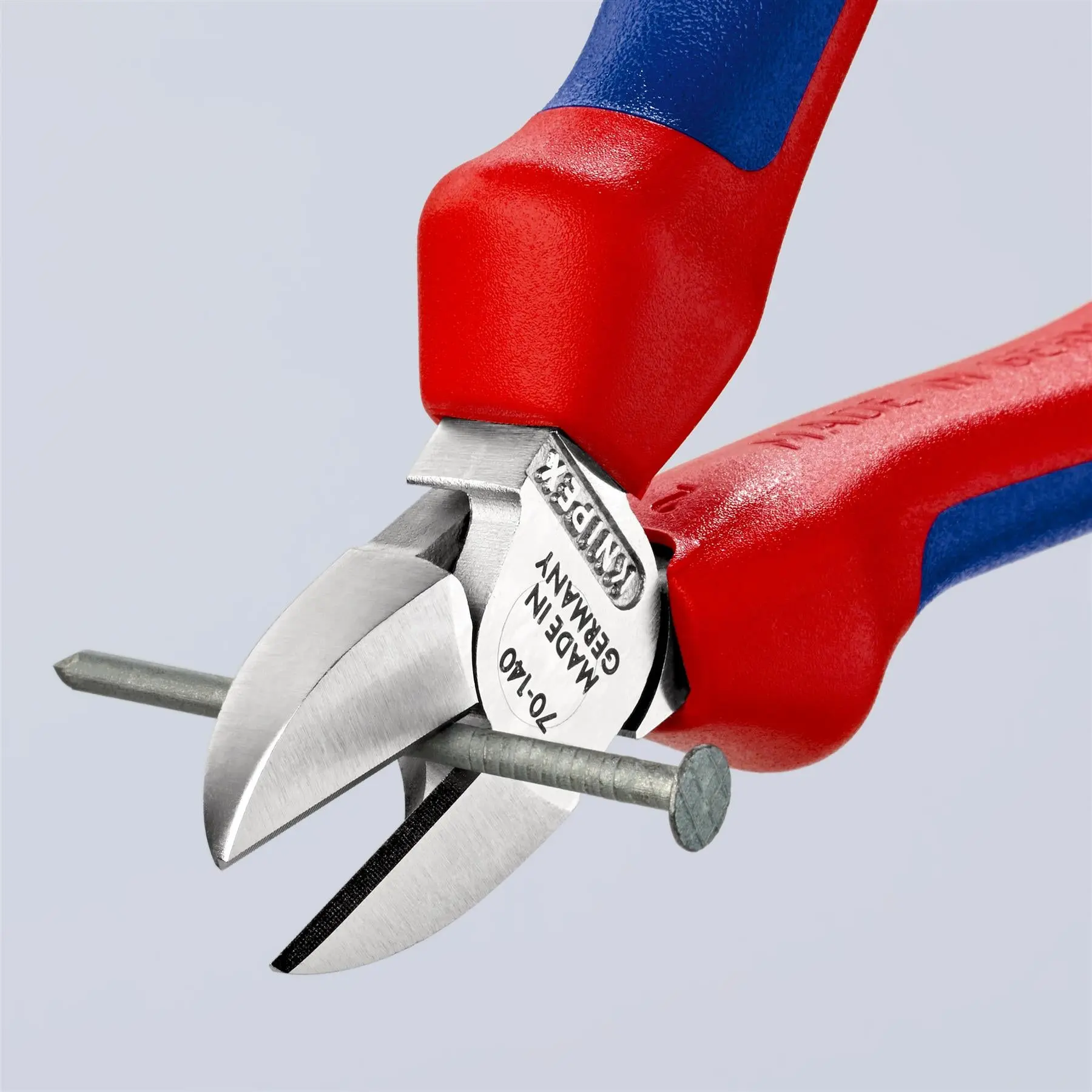 KNIPEX Diagonal Side Cutting Pliers Chrome 140mm Multi Component Grips 70 05 140 - Image 4