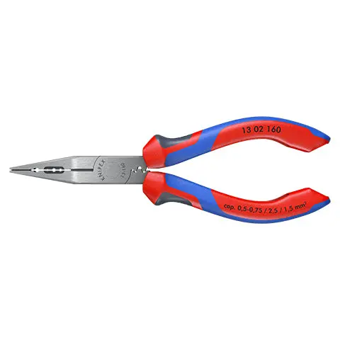 Knipex Electricians Pliers 160mm for Cable Work Multi Component Grips Black Atramentized 13 02 160 - Image 10