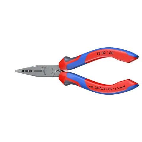 Knipex Electricians Pliers 160mm for Cable Work Multi Component Grips Black Atramentized 13 02 160 - Image 12