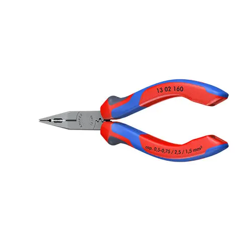 Knipex Electricians Pliers 160mm for Cable Work Multi Component Grips Black Atramentized 13 02 160 - Image 13