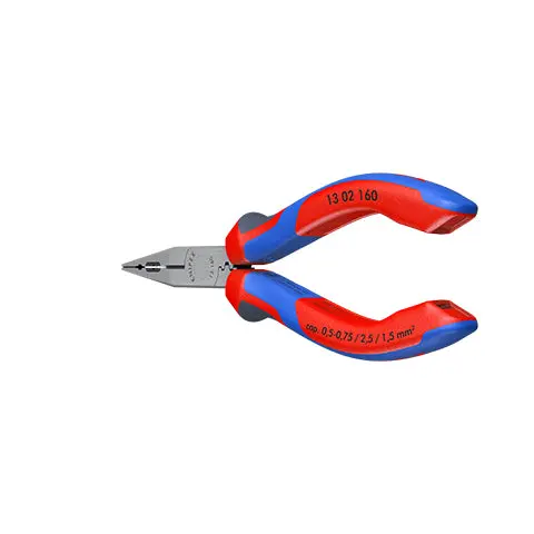 Knipex Electricians Pliers 160mm for Cable Work Multi Component Grips Black Atramentized 13 02 160 - Image 14