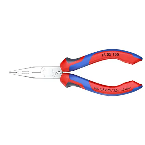 Knipex Electricians Pliers 160mm for Cable Work Multi Component Grips Chrome Plated 13 05 160 - Image 12