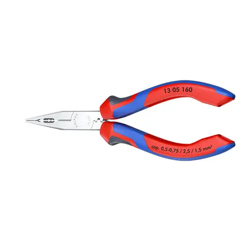 Knipex Electricians Pliers 160mm for Cable Work Multi Component Grips Chrome Plated 13 05 160 - Image 13