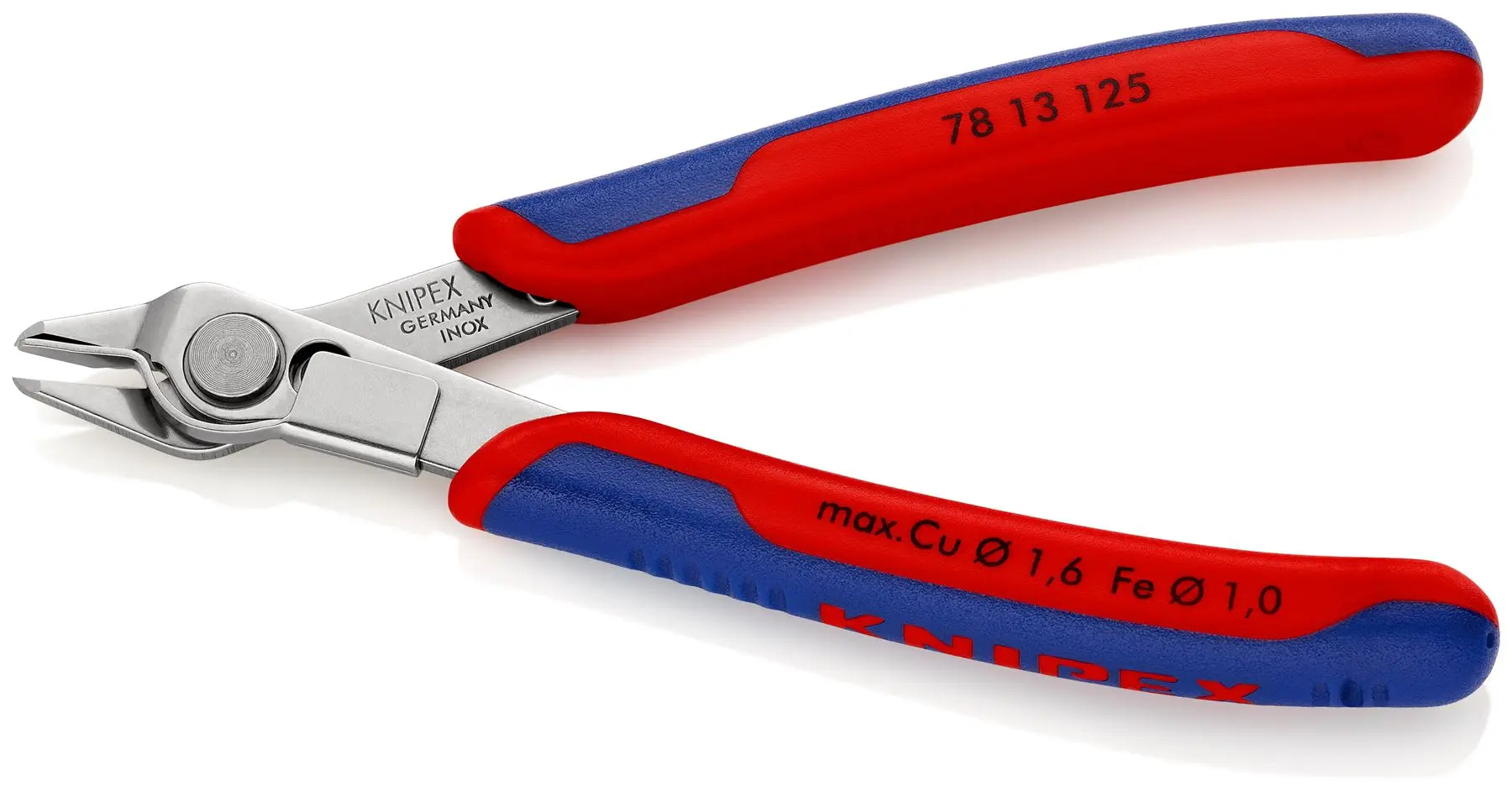 KNIPEX Electronics Super Knips Precision Cutting Pliers 125mm Multi Component Grips 78 13 125 - Image 2