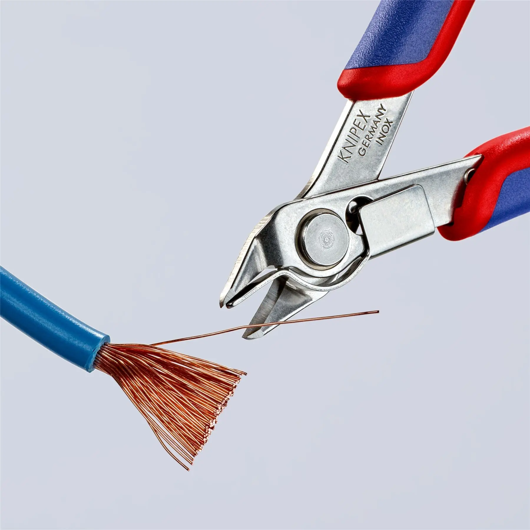 KNIPEX Electronics Super Knips Precision Cutting Pliers 125mm Multi Component Grips 78 13 125 SB - Image 3