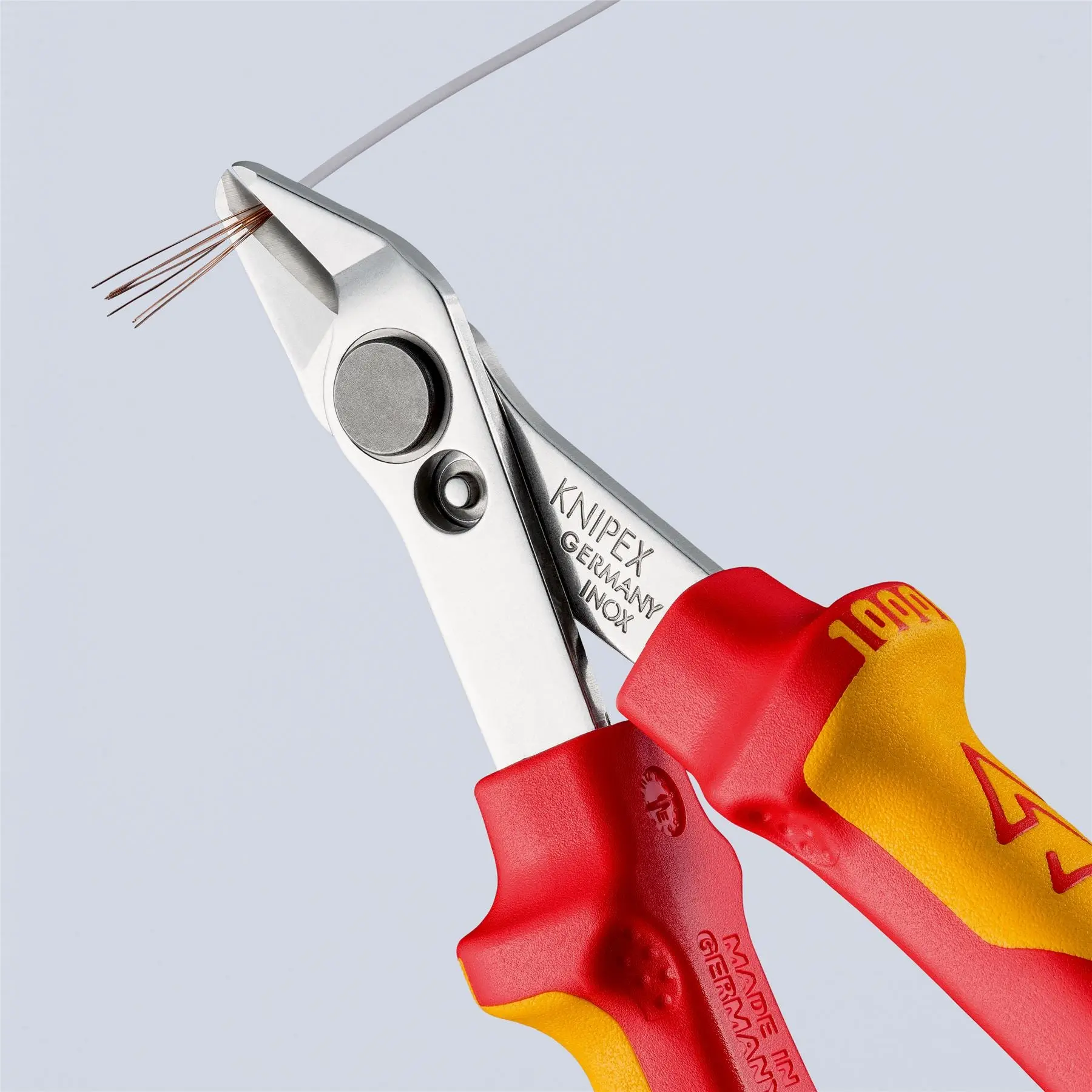 KNIPEX Electronics Super Knips Precision Cutting Pliers 125mm VDE Multi Component Grips 78 06 125 SB - Image 4